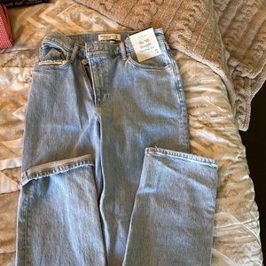 90s straight ultra high rise jeans